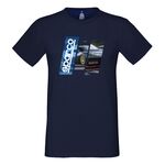 T-shirt SPARCO TRACK - granatowy