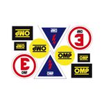 Zestaw naklejek informacyjnych OMP