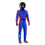 Kombinezon Sparco Thunder 8877-2022 niebiesko-czerwony