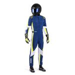 Kombinezon Sparco Kerb Advanced 8877-2022 niebiesko-żółty