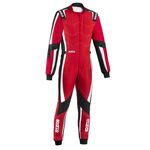 Kombinezon Sparco Kerb Advanced 8877-2022 czerwono-czarny