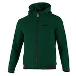 Bluza zapinana z kapturem Sparco ciemnozielona