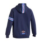 Bluza z kapturem zapinana Sparco Martini Racing granatowa