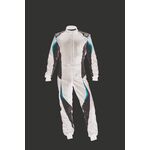 Kombinezon OMP TECNICA EVO FIA 8856-2018 czarno-biały