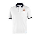 Koszulka Polo Sparco Gulf z kieszonką biała