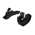 Wyściółka wkładki policzkowe do kasków Sparco Stealth RF czarne