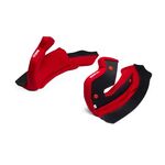 Wyściółka wkładki policzkowe do kasków Sparco Stealth RF czerwone