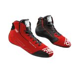 Buty OMP Tecnica 2025 FIA 8856-2018 czarno-czerwone