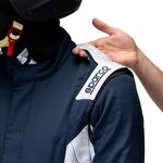 Kombinezon Sparco Sprint Advanced FIA 8856-2018 granatowo-biały