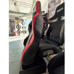 Fotel biurowy SPARCO TROOPER – czarno-czerwony