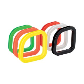 Komplet tylnych przelotek fotela OMP