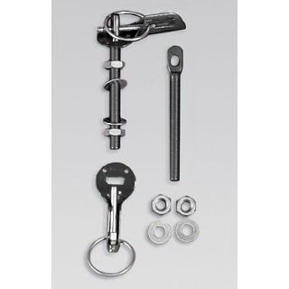 Zapinki kołkowe OMP aluminiowe – czarne