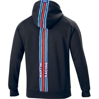 Bluza SPARCO MARTINI RACING BIG STRIPES - czarna