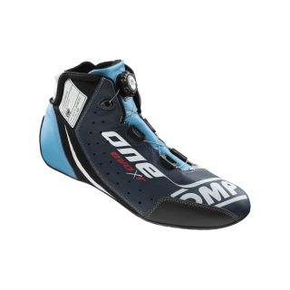 Buty OMP One Evo X R FIA 8856-2018 granatowo-błękitne