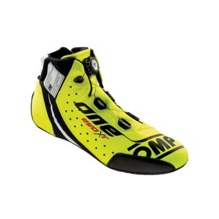 Buty OMP One Evo X R FIA 8856-2018 żółte