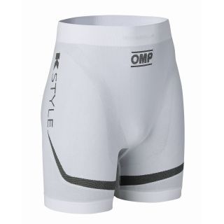 Spodenki kartingowe OMP KS SUMMER - białe