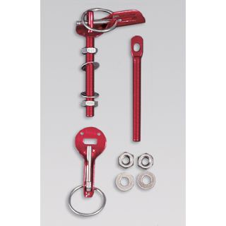 Zapinki kołkowe OMP aluminiowe – czerwone