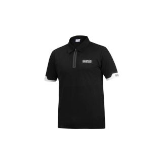 Polo SPARCO ZIP - czarne