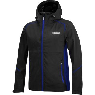 Kurtka SPARCO 3 IN 1 JACKET - czarno-niebieska