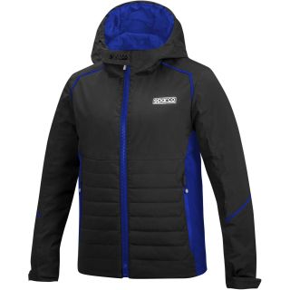 Kurtka SPARCO WINTER JACKET - czarno-niebieska