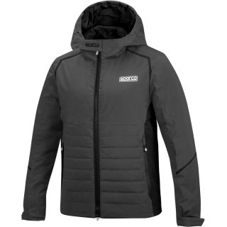 Kurtka SPARCO WINTER JACKET - szaro-czarna