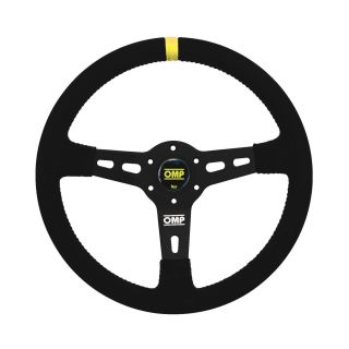 Kierownica zamszowa OMP RS czarna
