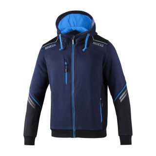 Kurtka SPARCO TECH HOODED - granatowo-niebieska