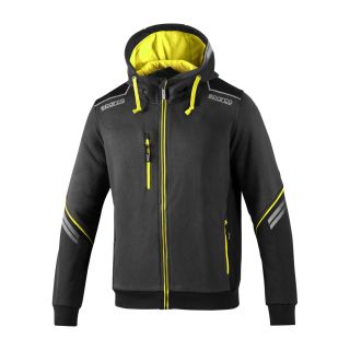Kurtka SPARCO TECH HOODED – szaro-żółta