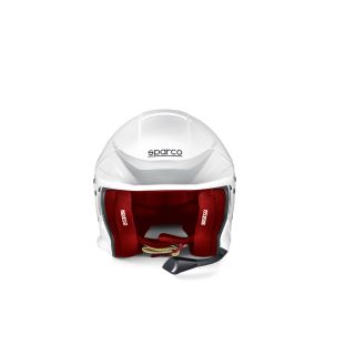 KASK SPARCO FLUX RJ-I 8859-2024 biało-czerwony