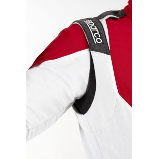 Kombinezon SPARCO X-LIGHT FULL EFFICIENCY 8856-2018 czerwono-biały