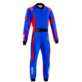 Kombinezon Sparco Thunder 8877-2022 niebiesko-czerwony