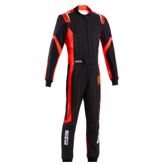 Kombinezon dziecięcy SPARCO THUNDER FIA 8877-2022 czarno-czerwony