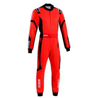 Kombinezon SPARCO THUNDER FIA 8877-2022 czerwono-czarny
