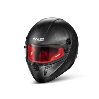 Kask Sparco STEALTH KF CARBON 8878-2024 czarno-czerwony