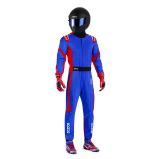 Kombinezon Sparco Thunder 8877-2022 niebiesko-czerwony