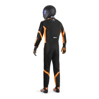 Kombinezon SPARCO THUNDER FIA 8877-2022 czarno-pomarańczowy
