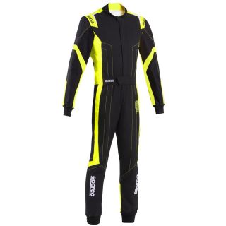 Kombinezon dziecięcy SPARCO THUNDER FIA 8877-2022 czarno-żółty