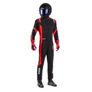 Kombinezon SPARCO THUNDER FIA 8877-2022 czarno-czerwony