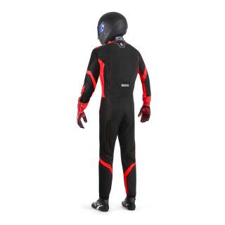 Kombinezon dziecięcy SPARCO THUNDER FIA 8877-2022 czarno-czerwony