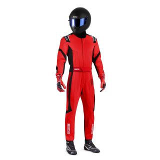 Kombinezon SPARCO THUNDER FIA 8877-2022 czerwono-czarny