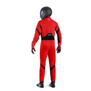 Kombinezon dziecięcy SPARCO THUNDER FIA 8877-2022 czerwono-czarny