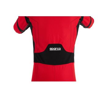 Kombinezon dziecięcy SPARCO THUNDER FIA 8877-2022 czerwono-czarny