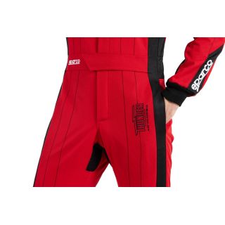 Kombinezon SPARCO THUNDER FIA 8877-2022 czerwono-czarny