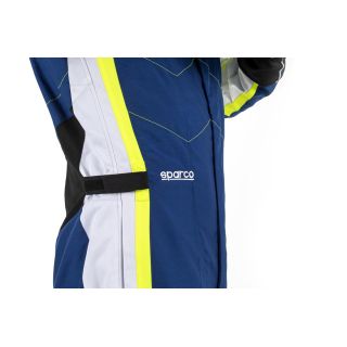 Kombinezon SPARCO KERB ADVANCED FIA 8877-2022 niebiesko-żółty