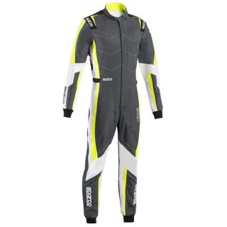 Kombinezon SPARCO KERB ADVANCED FIA 8877-2022 szaro-żółty