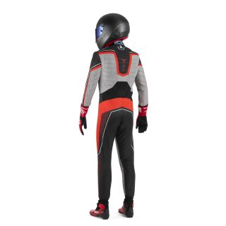 Kombinezon SPARCO SUPERLEGGERA-K FIA 8877-2022 czarno-czerwony