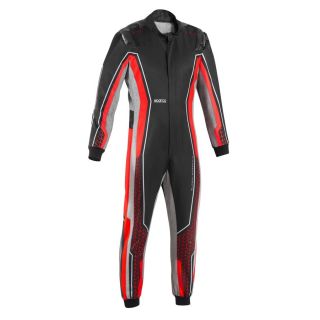 Kombinezon SPARCO SUPERLEGGERA-K FIA 8877-2022 czarno-czerwony