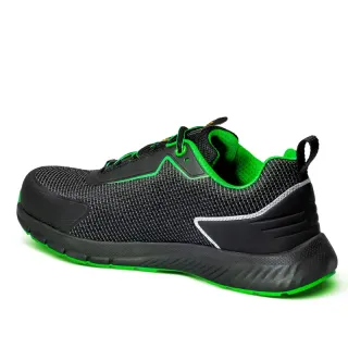 Buty Sparco Traction Sanyo S1PS ESD czarno-zielone fluo