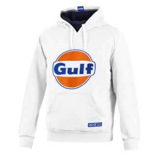 Bluza z kapturem Sparco Gulf biała