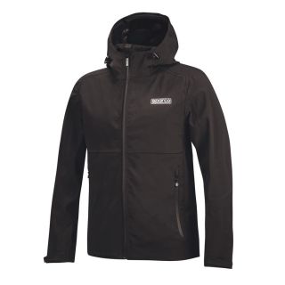 Kurtka przeciwdeszczowa Sparco Shell czarna